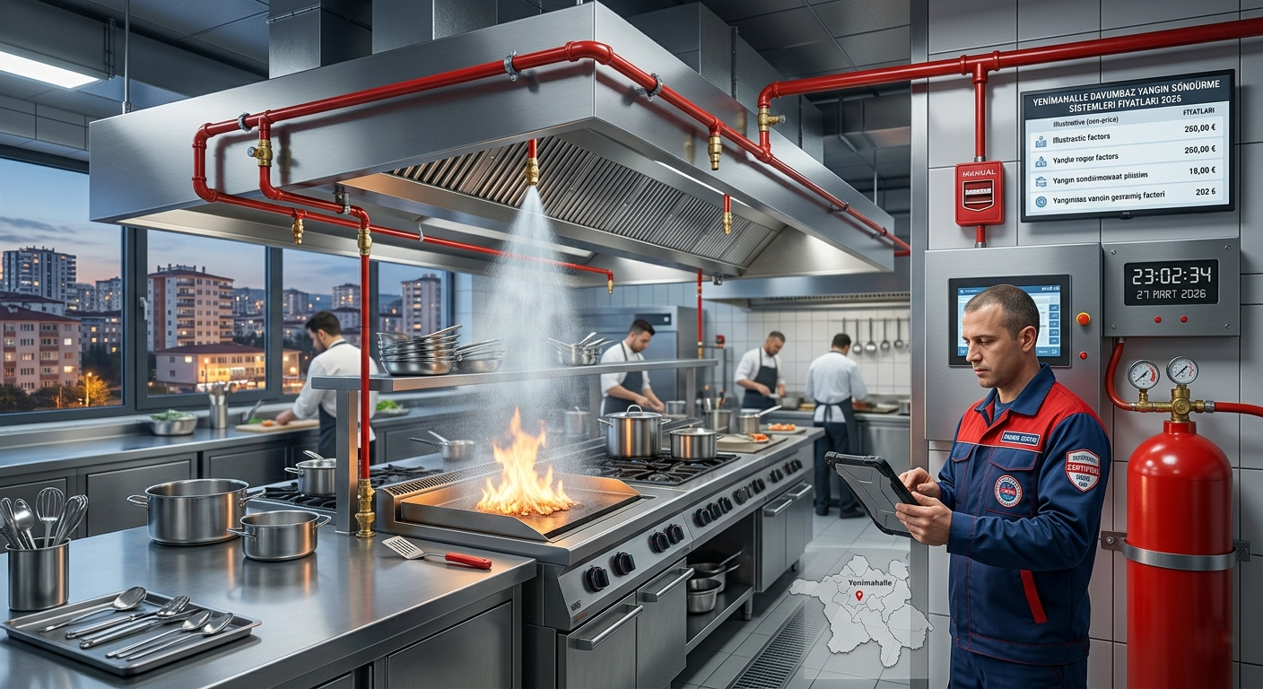 Ankara Yenimahalle Davlumbaz Yangın S&ouml;nd&uuml;rme Sistemleri Fiyatları 2026