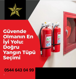 Yangın Söndürme Tüpü Nedir?