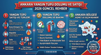 Ankara Yangın Tüpü Dolumu ve Satışı: 2026 Güncel Rehber
