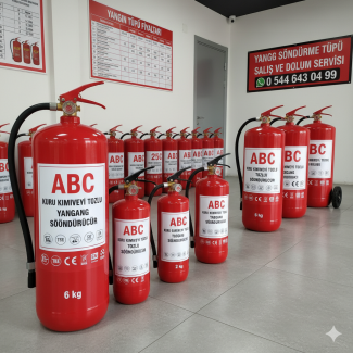 ABC Kuru Kimyevi Tozlu Yangın Tüpü Fiyatı