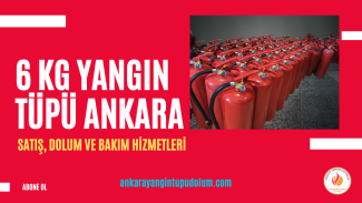 Yangın söndürme tüpü satışı Ankara