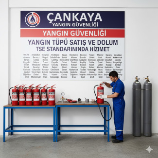 Ankara Çankaya Yangın Tüpü Dolumu ve Satışı Fiyatları 2025